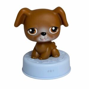Littlest Pet Shop Boxer Dog McDonalds Hasbro 2006 LPS Figure